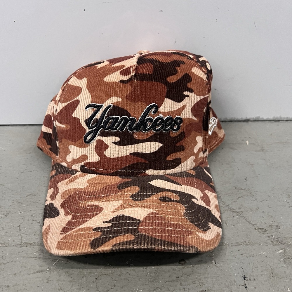 New Era New York Yankees Corduroy Camo Adjustable‎ Baseball Cap Hat Classic MLB